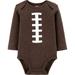 Carter's Baby Sports Costume Collectible Bodysuit (24 Months, Brown Football)