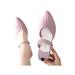 UKAP Womens Lightweight Slippers Solid Color Wedge Heel Pointed Toe Anti-Slip Shoes