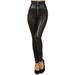 ThinktankHome Women Pu Leather Leggings Autumn Fashion Black High Waist Zipper Leggings Women Casual Skinny Faux Leather Leggings Female