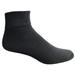 Unisex Toddler Wholesale Cotton Quarter Ankle Socks - Black Ankle Socks For Toddlers - 2-4 - 120 Pack