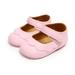 Clearance Baby Girls Flats with Bow PU Leather Anti-Skid Soft Sole Toddlers Princess First Walker Sneakers Wedding Newborn Dress Shoes