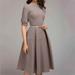 dresses summer dress for women Women Ladies Half Sleeve Casual Vintage Work Office A Line Knee Length Dress