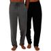 Fruit of the Loom Men's and Big Men's 2-pack Jersey Knit Sleep Pant