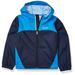 Columbia Boys' Big Glennaker Rain Jacket, Collegiate Navy/Azure Blue, Large