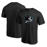 San Jose Sharks Fanatics Branded Core Smoke T-Shirt - Black