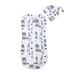 Newborn Baby Cotton Zipper Swaddle Blanket Wrap Sleeping Bag Sleepsacks 0-6M