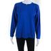 Sophy Curson Womens Wool Long Sleeve Crew Neck Pullover Sweater Blue Size 40 IT