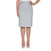 Alfred Dunner Womens Plus-Size Lightweight Texture Lightweight Skirt With Embellished Detail