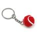 1pcs Tennis Ball Keychains, Keychain Accessories for Women and Mens,Chain Key Ring Decoration Gift for Sport Fans(2cm/0.79in/red)