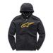 Alpinestars 1038-53052-1059-M Ageless II Fleece Sweat Hoodie Black/Gold Med