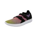 Nike Men's Air Sockracer Flyknit Yellow Strike / White-Racer Pink Ankle-High Running Shoe - 12M