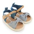 Fashion Girls Canvas Bow-knot Sandals Kids Beach Shoes Baby Walking First Walkers