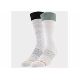 GOLDTOE Men's Native Nomad Crew Double Faced Socks 2pk In Black /Green, 6-12.5