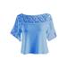 Lookwoild Fashion Women Casual Floral Print Blouse Loose Crop Tops T-Shirt Short Sleeve