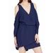 Rachel Rachel Roy NEW Navy Blue Womens Size 6 Cold Shoulder Shift Dress