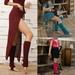 SPRING PARK 16 Colors 1 Pair Women Girl Knitted Warm Knee High Stirrup Yoga Sport Dance Leg Warmers Leaky heel Socks
