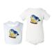 Bird Baby Boy Girl Infant Cotton Jumper Bib Set