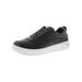 Guess Womens Hype Faux Leather Logo Fashion Sneakers Black 10 Medium (B,M)