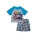 Paw Patrol Toddler Boys Polyester Short Sleeve Top & Shorts Pajamas, 2-Piece Set