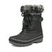 DREAM PARIS Toddler Winter Snow Boots Kid Boy Girl Sneakers Shoes Waterproof KRIVER-3 BLACK Size 5