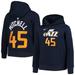 Donovan Mitchell Utah Jazz Nike Youth Name & Number Pullover Hoodie - Navy