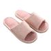 Spring Summer Home Slippers Men Women Couple Korean Striped Linen Slippers Indoor Anti-Ski Thick Bottom Slippers New