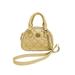 Badgley Mischka Metallic Gold Crossbody Dome Bag