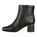 Franco Sarto Womens Marquee Leather Square Toe Ankle Fashion Boots