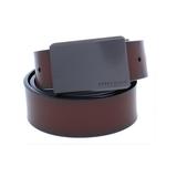 Perry Ellis Mens Matte Belt, Brown, 42