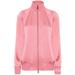 Moncler Ladies Pink Satin Track Jacket