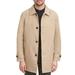 Mens Trench Coat Button-Front Water Resistant 2XL