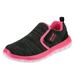 Dream Pairs Kids Boys & Girl Fashion Sneakers Slip On Casual Sneaker Indoor Outdoor Walking Shoes Luca Black/Fuchsia Size 5