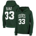 Larry Bird Boston Celtics Mitchell & Ness Youth Hardwood Classics Name & Number Pullover Hoodie - Kelly Green