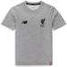 Liverpool New Balance Youth Elite Leisure T-Shirt - Heathered Gray