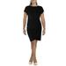 Planet Gold Womens Plus Ruched Sides Tulip Hem Bodycon Dress