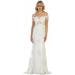 SALE! PROM EMBROIDERED OFF THE SHOULDER GOWN