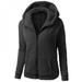 Women hoodie Winter Warm hoodie Thicken Fleece Hoddies Zip Up Hooded Slim Parka Jacket Overcoat Coat