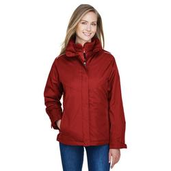 The Ash City - Core 365 Ladies' Region 3-in-1 Jacket with Fleece Liner - CLASSIC RED 850 - S