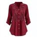 Women's Blouses Shirt Plus Size Lace Blusas Office Lady Elegant Loose Tops And Blouse Cotton Linen Denim Tunic Long Sleeve Shirts