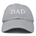 DALIX Men's Embroidered Dad Hat Soft Cotton Baseball Cap in Gray