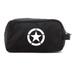 World War 2 Military Jeep Star Canvas Dual Compartment Travel Toiletry Bag