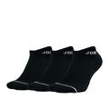 Nike Air Jordan Jumpman No-Show Black/White Socks - 3 Pair Pack SX5546-010