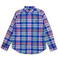 Polo Ralph Lauren Kids Baby Boy's Plaid Cotton Poplin Shirt (Toddler)