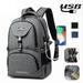 Business Laptop Backpack With USB Charging Port Shockproof Water Resistant Casual College Travel Backpack School Backpack For Women/Men