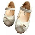 Wisremt Girls Ballet Flats Shoes Lace Bow Design Princess Soft Soled Shoes