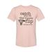 The Office Shirt, Catch You On The Flippity Flip, Michael Scott Shirt, The Office Gift, Unisex Fit, Gift For Her, Funny Shirts, Dad Shirt, Peach, SMALL