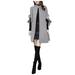 Bescita Women Work Solid Vintage Winter office Sleeveless Button Woolen Jacket Coat