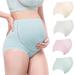 Women's Adjustable Maternity Underwear High Cut Cotton Over Bump Briefs