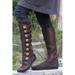 Women Autumn & Winter Comfortable Button Decorated High Tube Fashion Boot