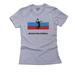 Russia Olympic - Beach Volleyball - Flag - Silhouette Women's Cotton Grey T-Shirt